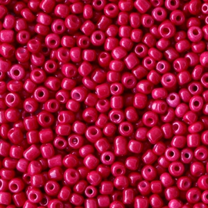 Rocailles 2mm rumba red, 10 gram